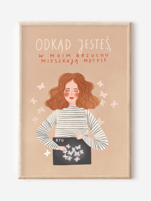 Odkąd jesteś w moim brzuchu mieszkają motyle