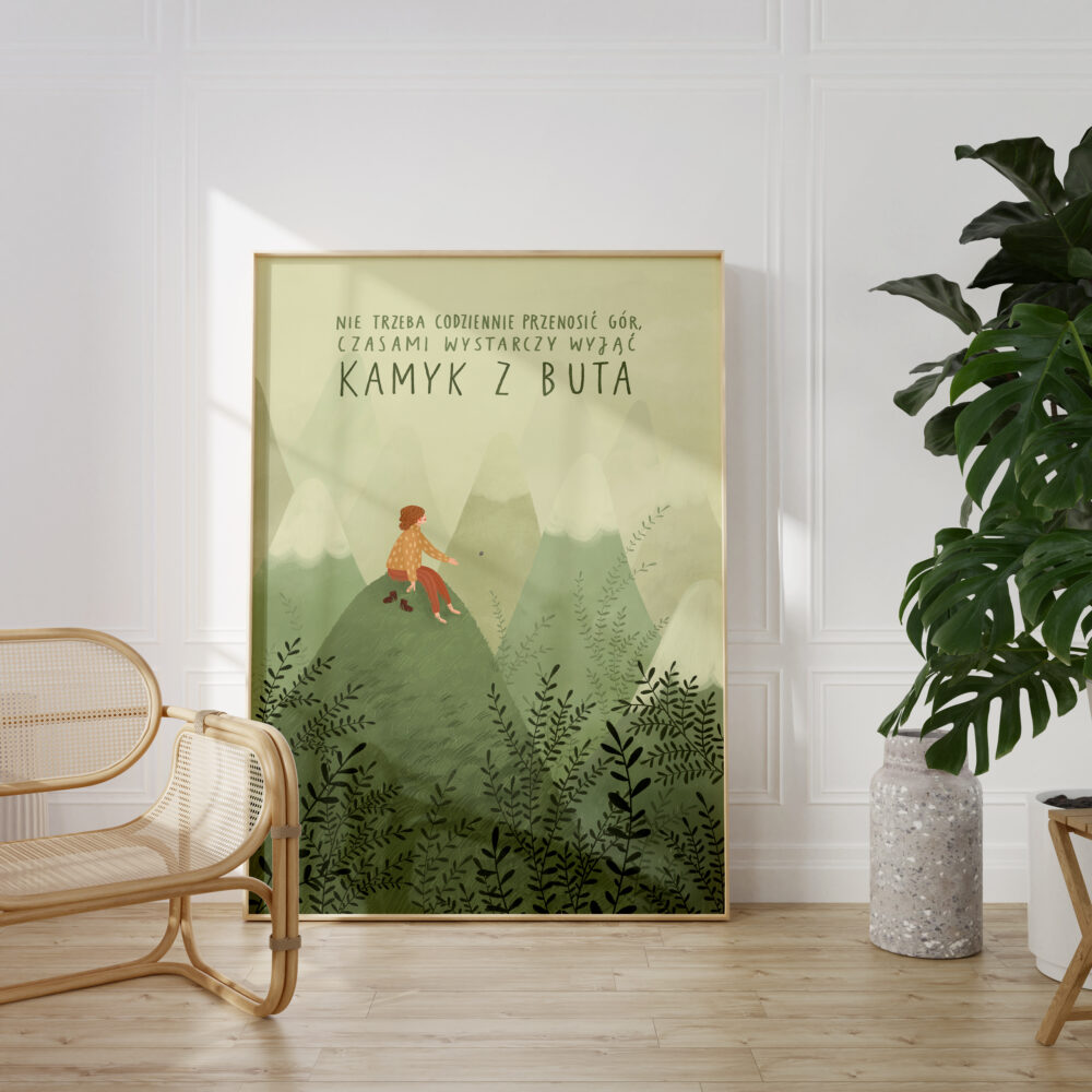 sierpień5 Nie trzeba codziennie przenosić gór, czasami wystarczy wyjąć kamyk z buta