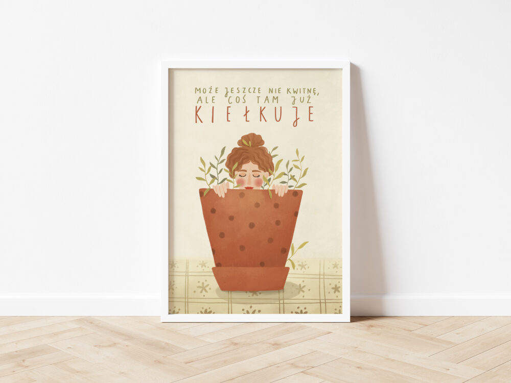 Może jeszcze nie kwitnę, ale coś tam już kiełkuje