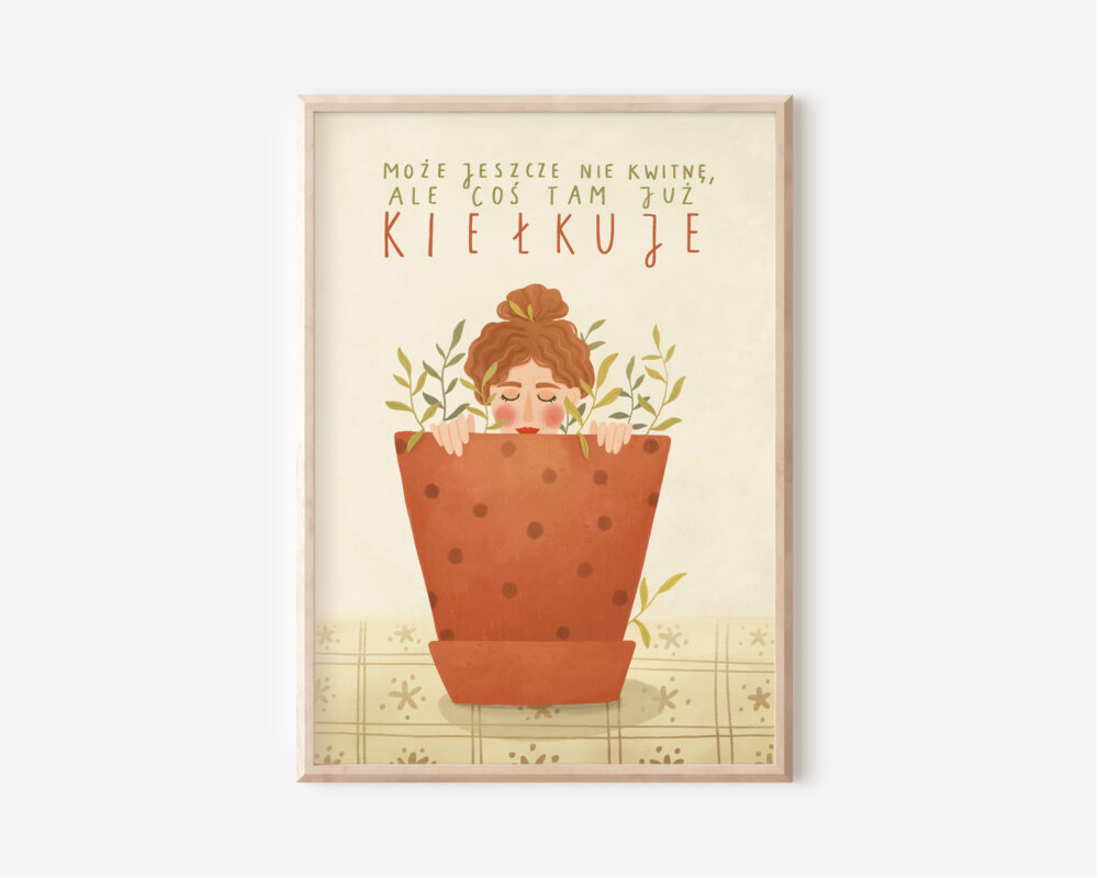 Może jeszcze nie kwitnę, ale coś tam już kiełkuje