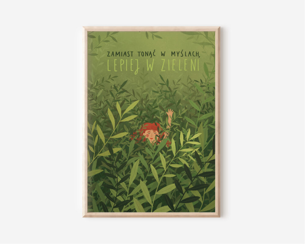 Zamiast tonąć w myślach, lepiej w zieleni