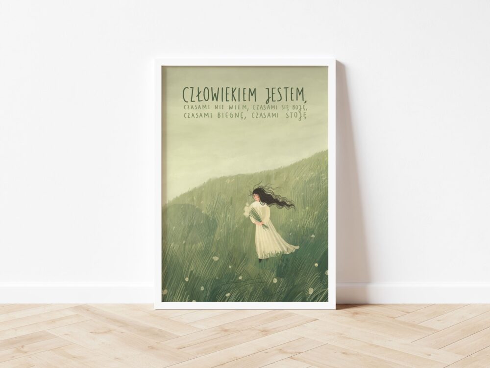 Człowiekiem jestem, czasami nie wiem, czasami się boję, czasami biegnę, czasami stoję