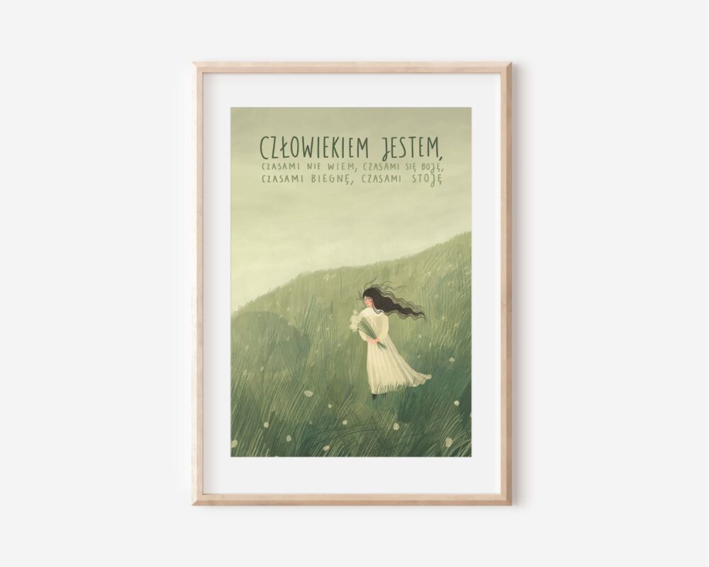 Człowiekiem jestem, czasami nie wiem, czasami się boję, czasami biegnę, czasami stoję